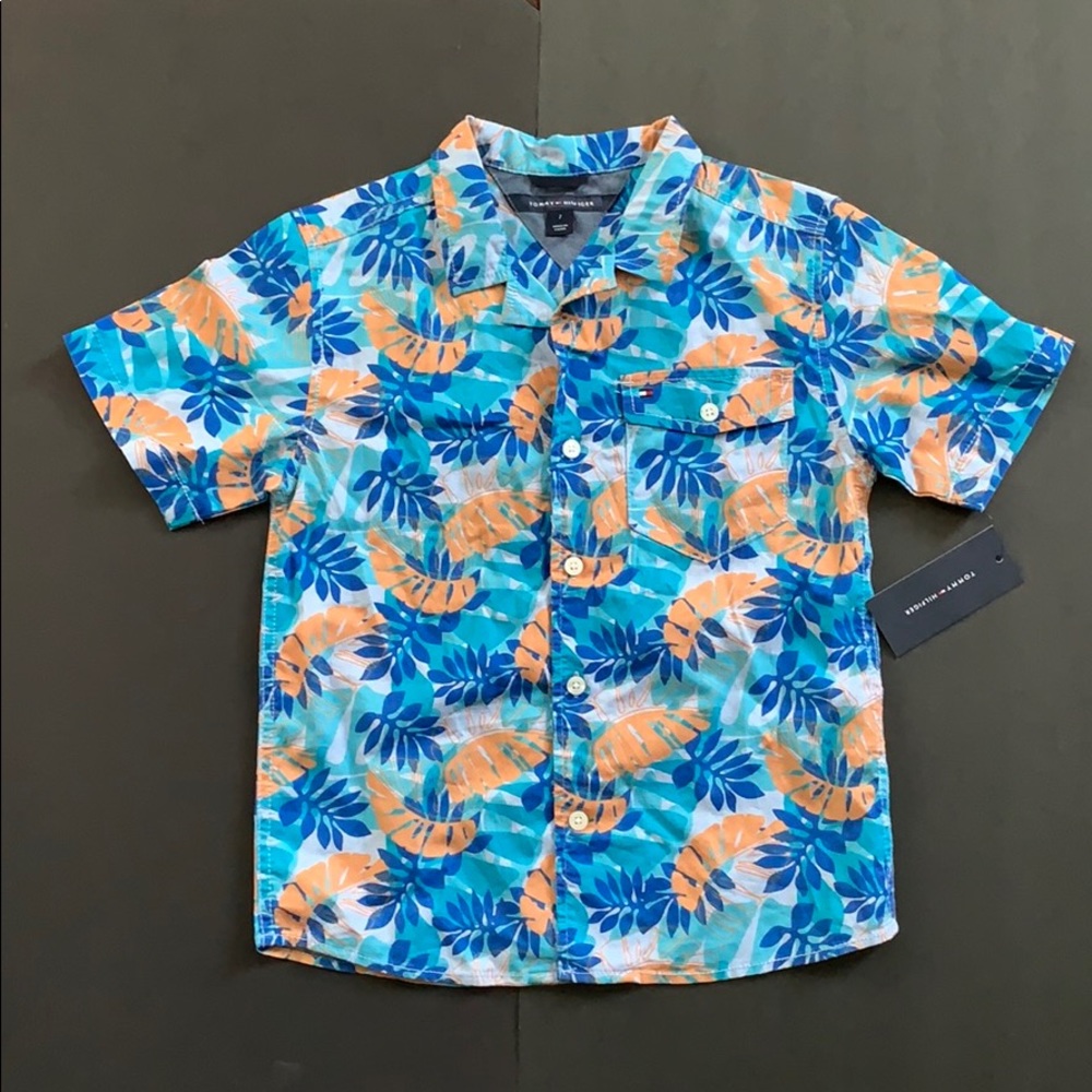 Tommy Hilfiger Boy’s Tropical Shirt size: 7